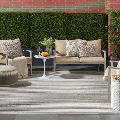 Nourison Home Key Largo  Light Grey  Contemporary