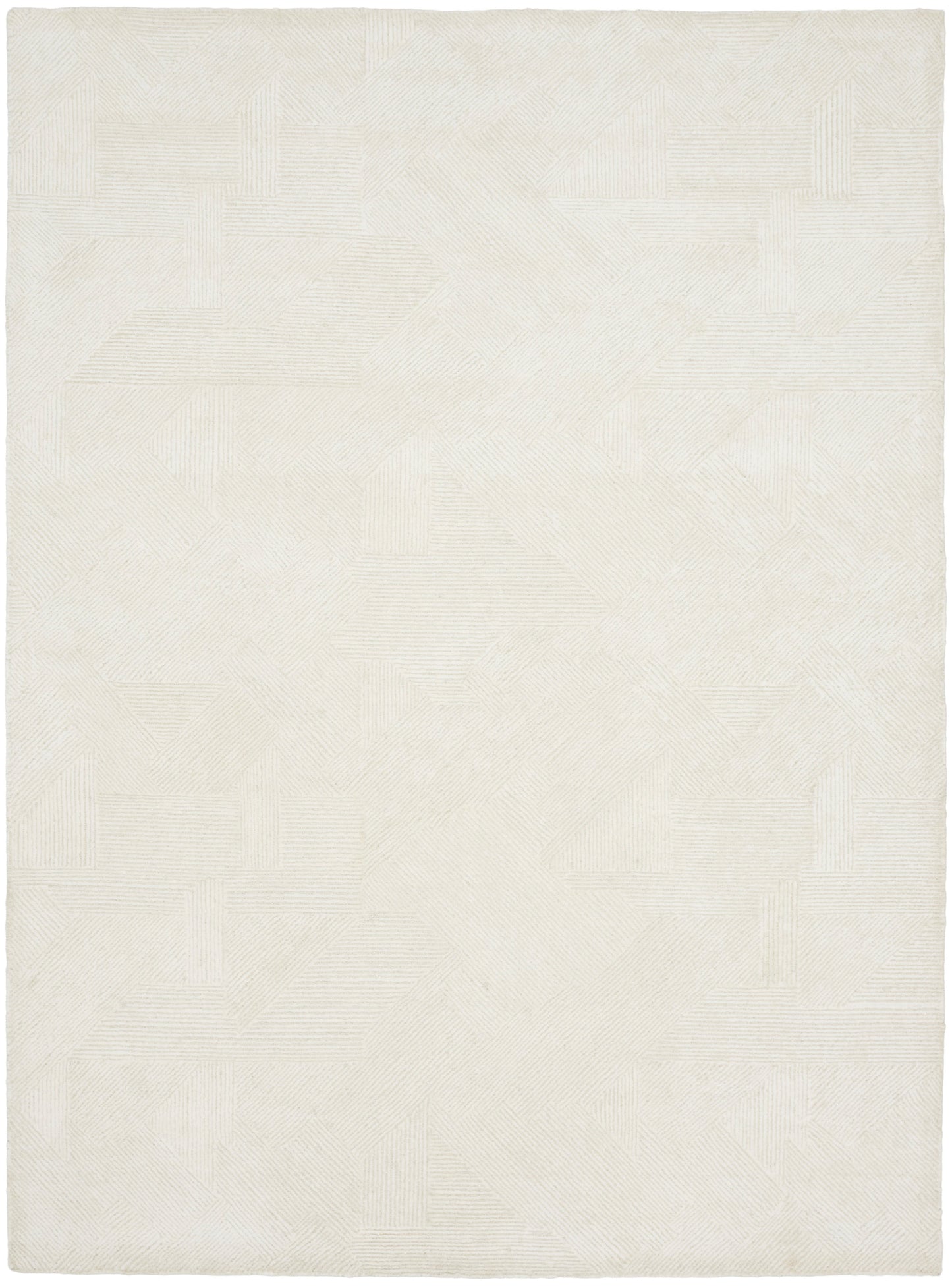 Michael Amini Ma30 Star SMR01 Ivory Contemporary Hand Tufted Rug