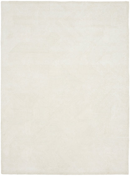 Michael Amini Ma30 Star SMR01 Ivory Contemporary Hand Tufted Rug