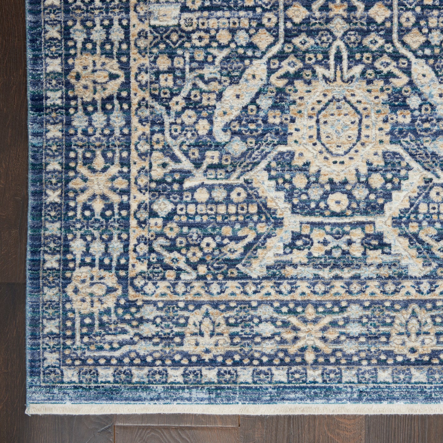 Nourison Home Lustrous Weave  Blue  