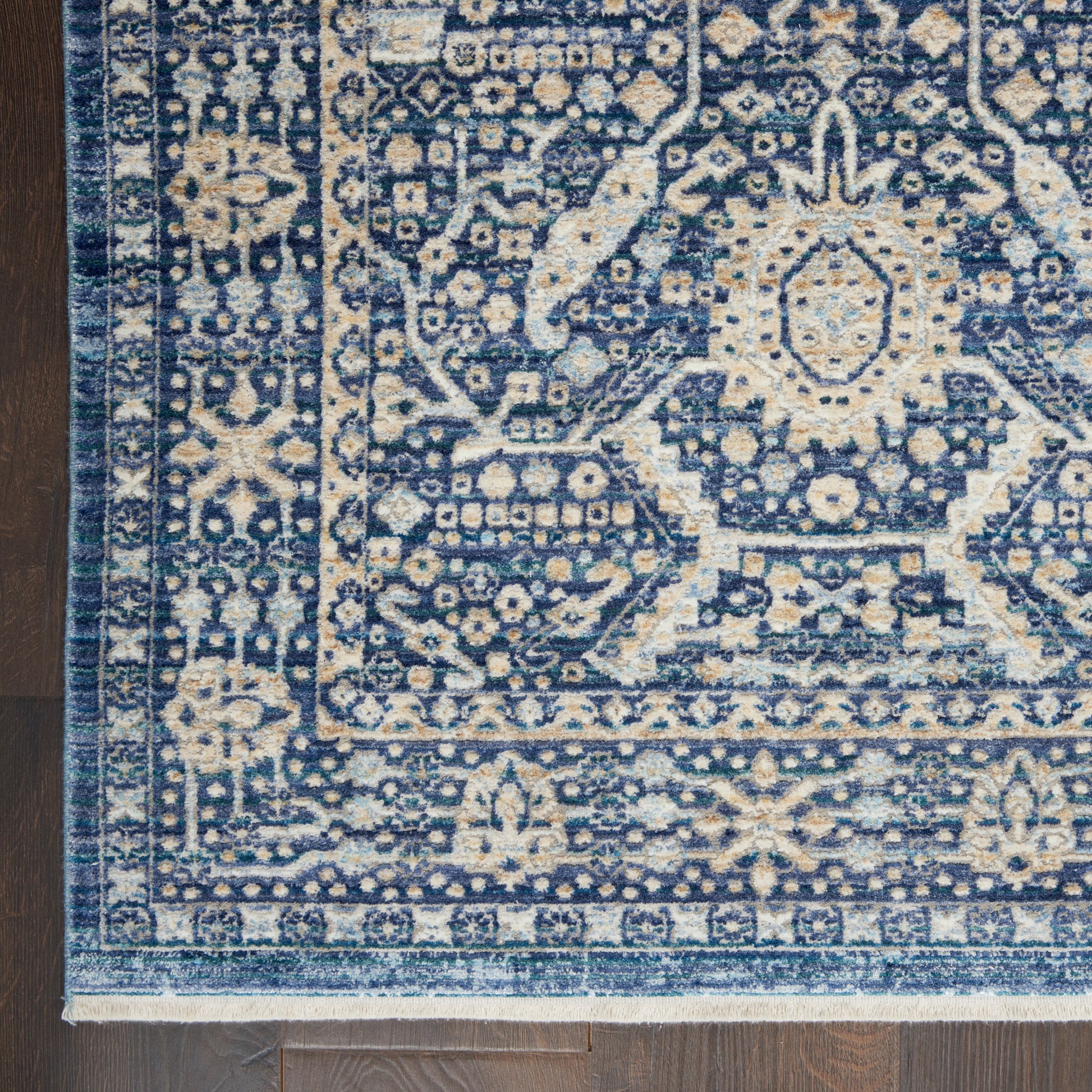 Nourison Home Lustrous Weave  Blue  