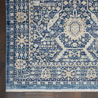 Nourison Home Lustrous Weave  Blue  