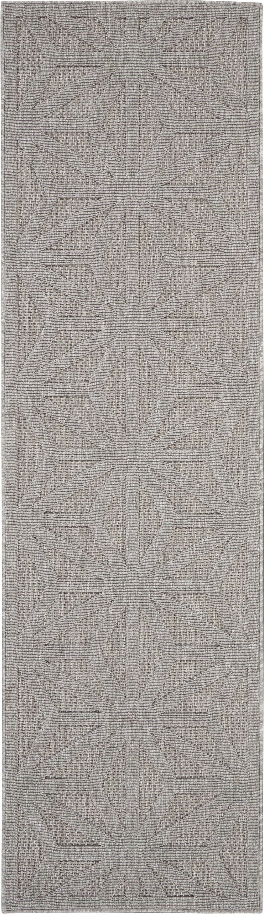 Nourison Home Cozumel CZM01 Light Grey Contemporary Power-loomed Rug