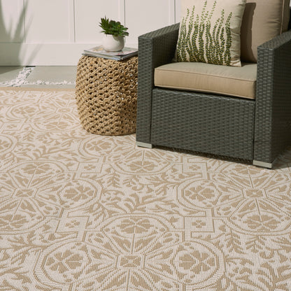 Nourison Home Aruba  Beige Cream  Transitional