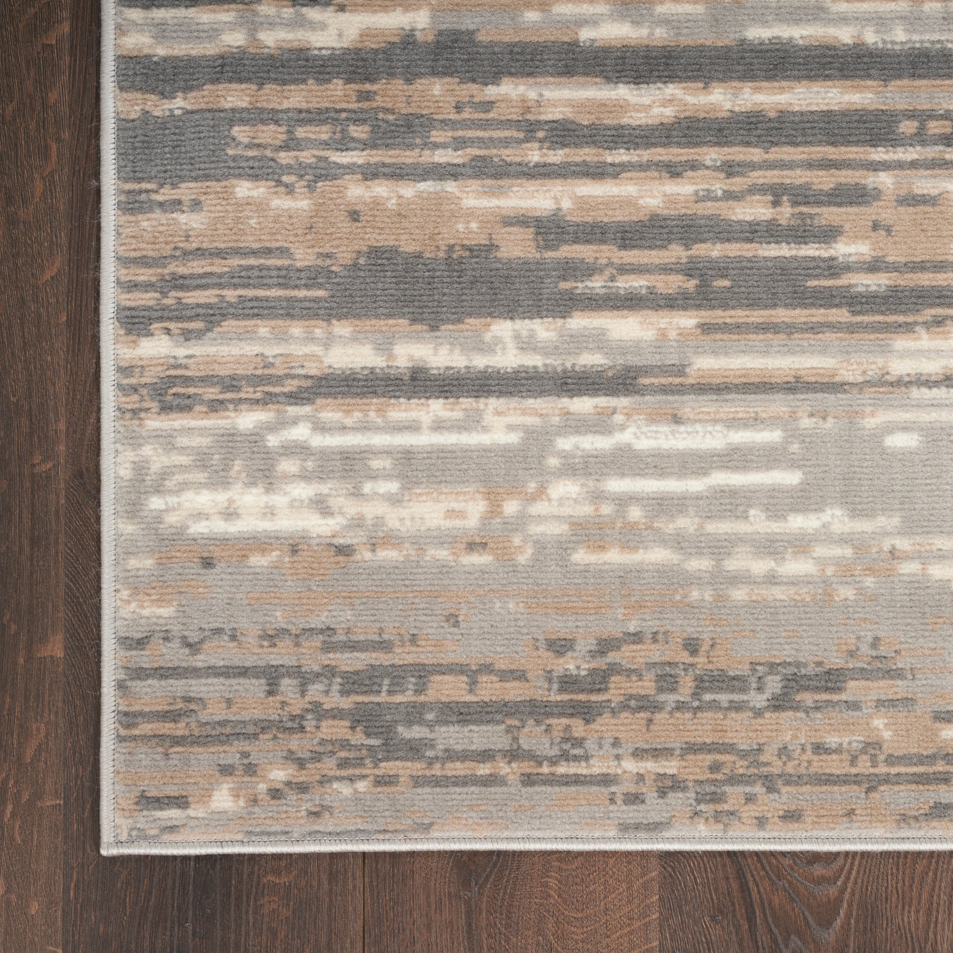 Nourison Home Jubilant  Grey Beige  Contemporary