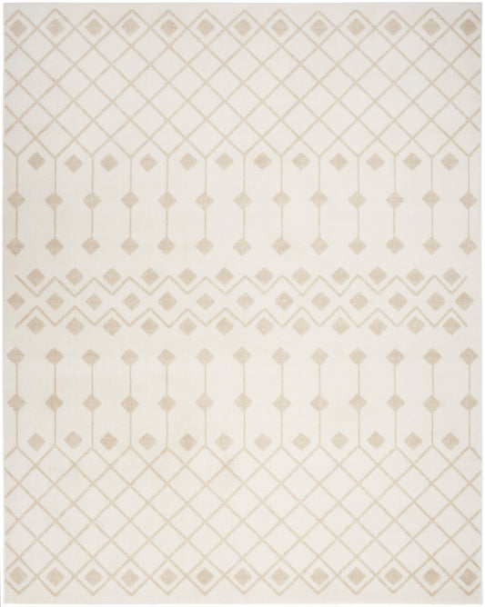 Nourison Home Grafix  Ivory Beige  Transitional