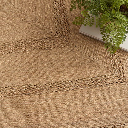 Nourison Home Natural Seagrass  Natural  Contemporary