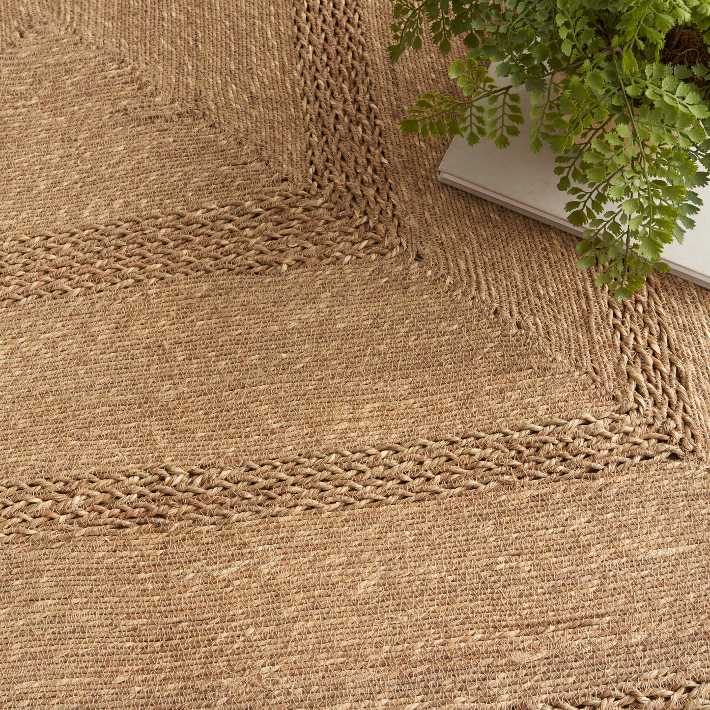 Nourison Home Natural Seagrass  Natural  Contemporary