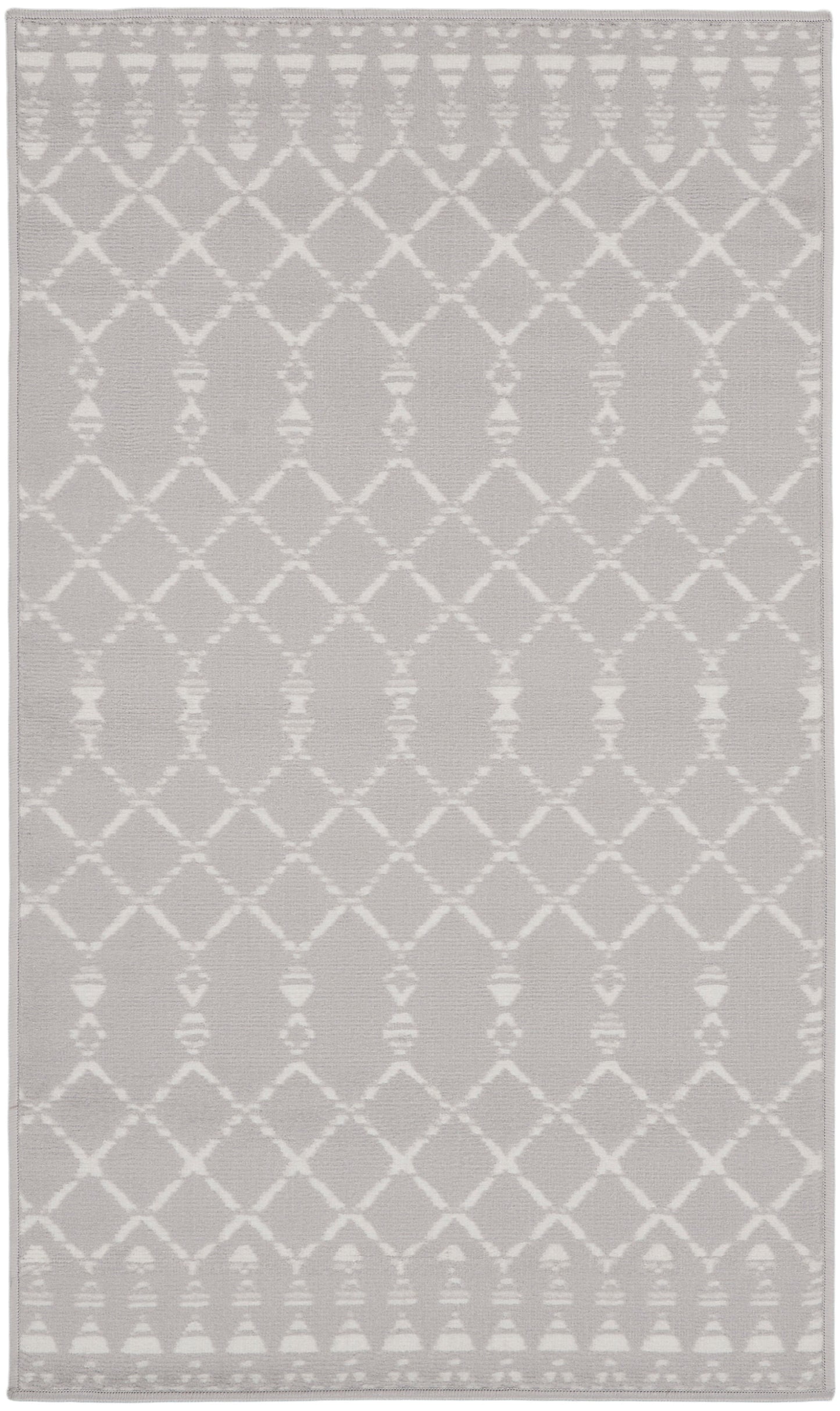 Nourison Home Whimsicle WHS02 Grey Contemporary Power-loomed Rug