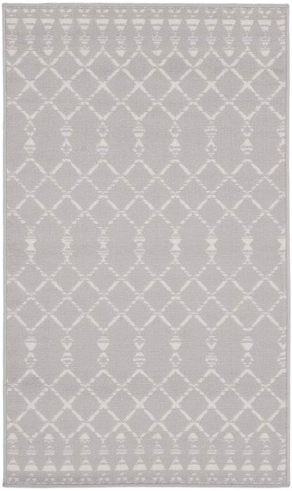 Nourison Home Whimsicle WHS02 Grey Contemporary Power-loomed Rug