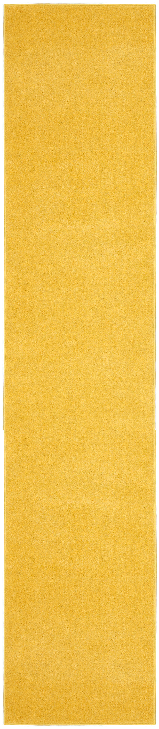 Nourison Home Nourison Essentials NRE01 Yellow Contemporary Power-loomed Rug