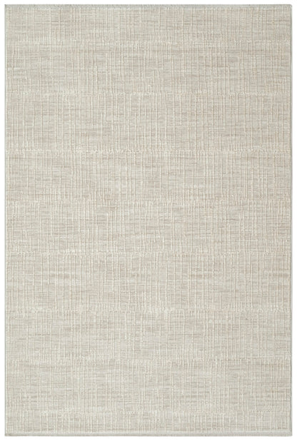 Calvin Klein CK079 Notes NOT02 Silver Ivory Contemporary Loom-woven Rug