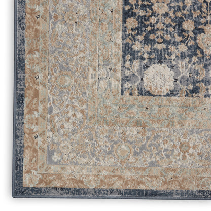 Nourison Home Malta  Navy  Traditional