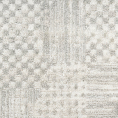 Nourison Home Glitz  Silver Grey  Contemporary