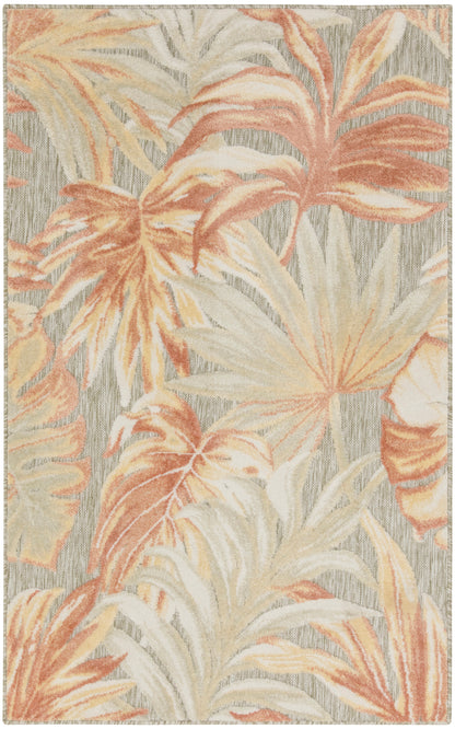 Nourison Home Aloha ALH43 Sage Rose Contemporary Power-loomed Rugs