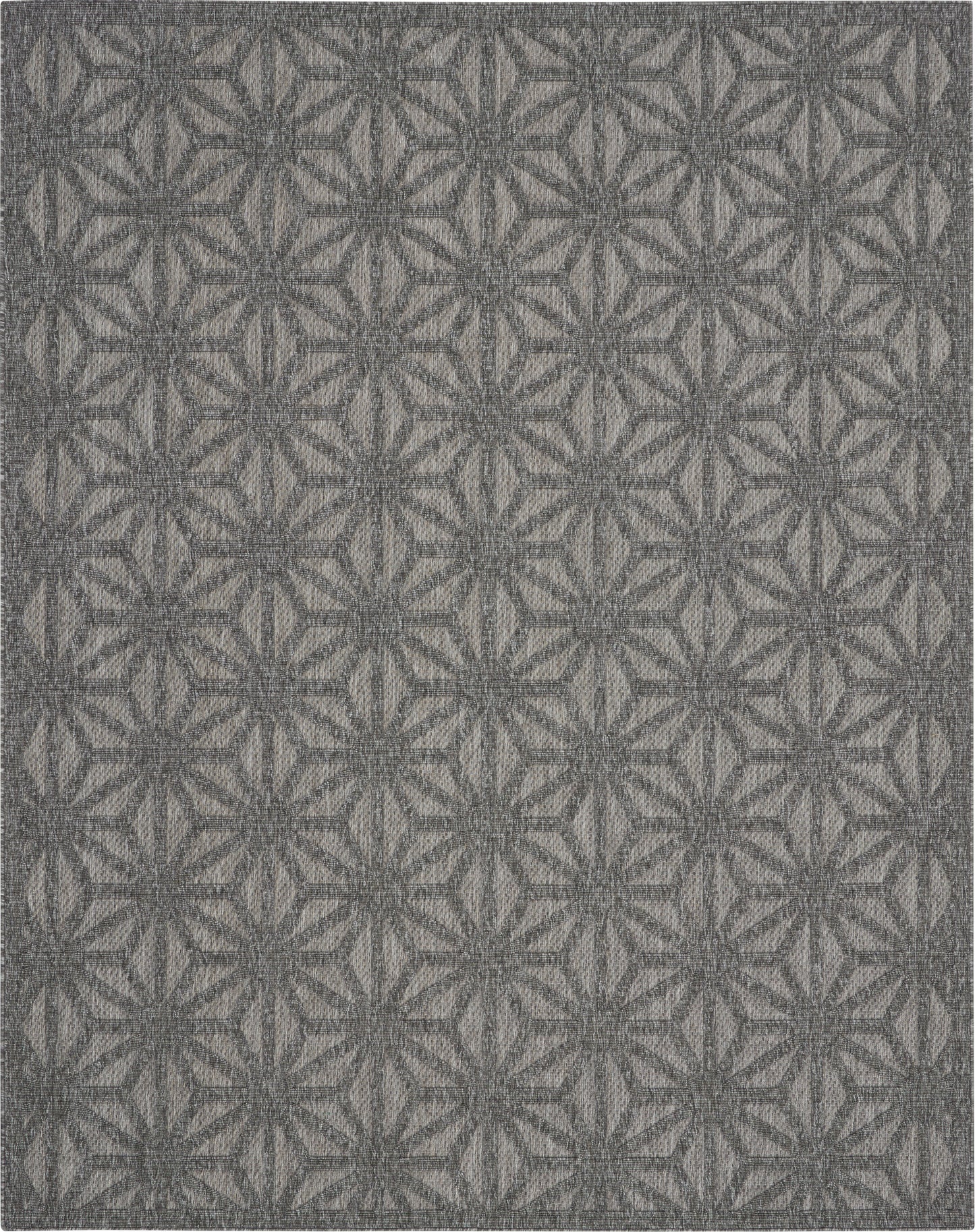 Nourison Home Cozumel CZM01 Dark Grey Contemporary Power-loomed Rug