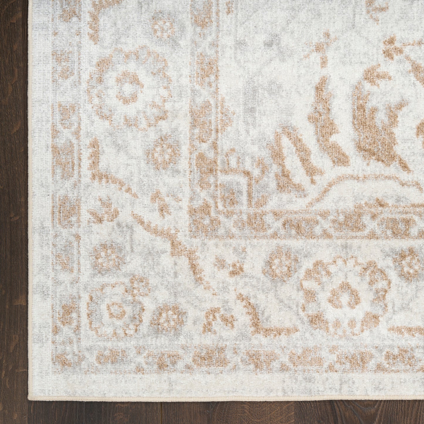 Nourison Home Astra Machine Washable  Grey  Traditional