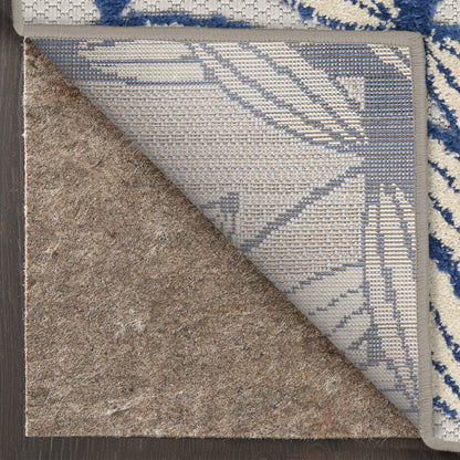 Nourison Home Aloha  Ivory Navy  Contemporary