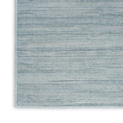 Nourison Home Washable Essentials  Aqua  Contemporary