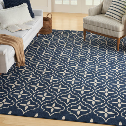 Nourison Home Nourison Essentials  Navy Ivory  Contemporary