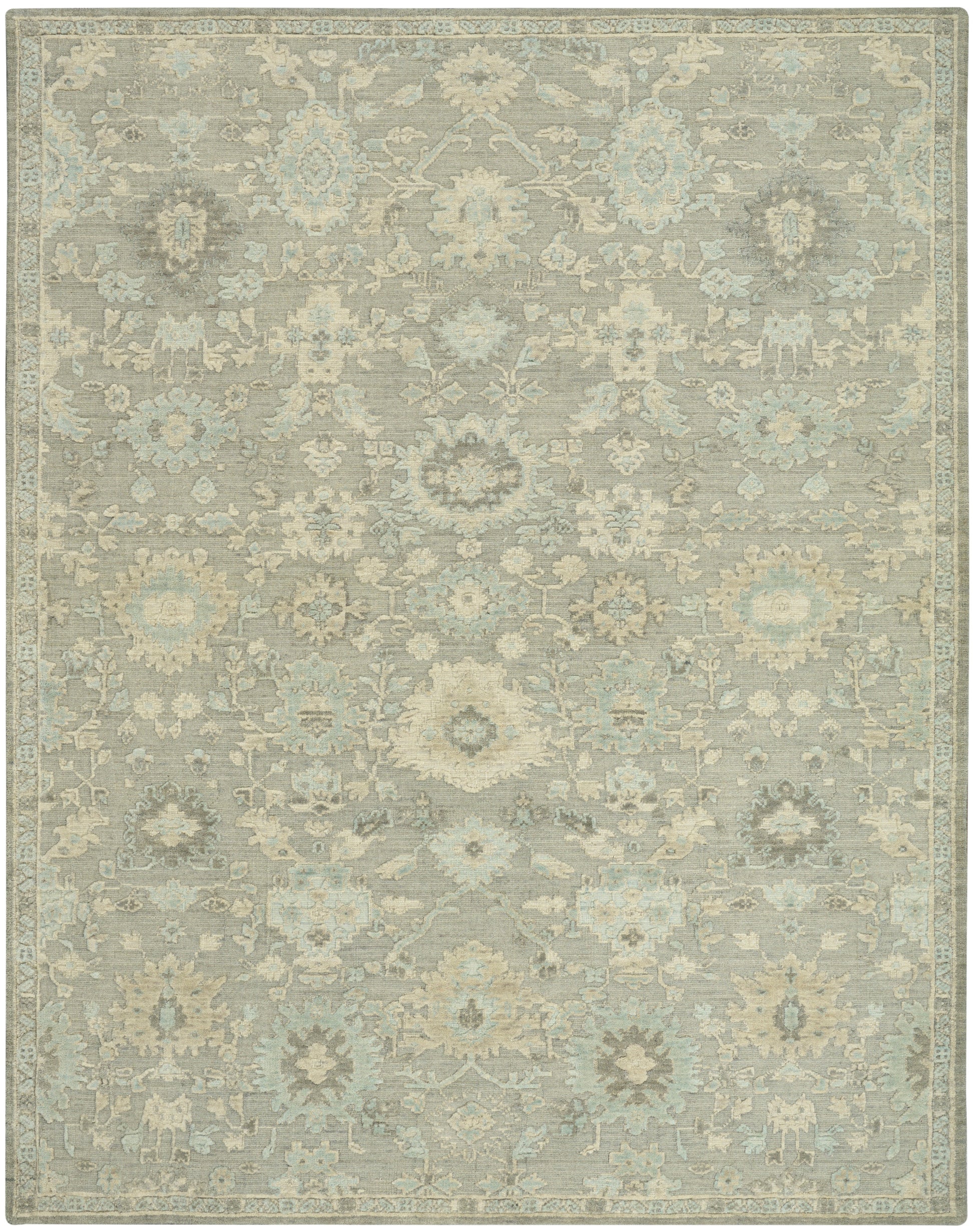 Nourison Home Ravello  Grey Blue  Traditional