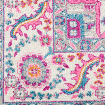 Nourison Home Passion  Light Grey Pink  Transitional