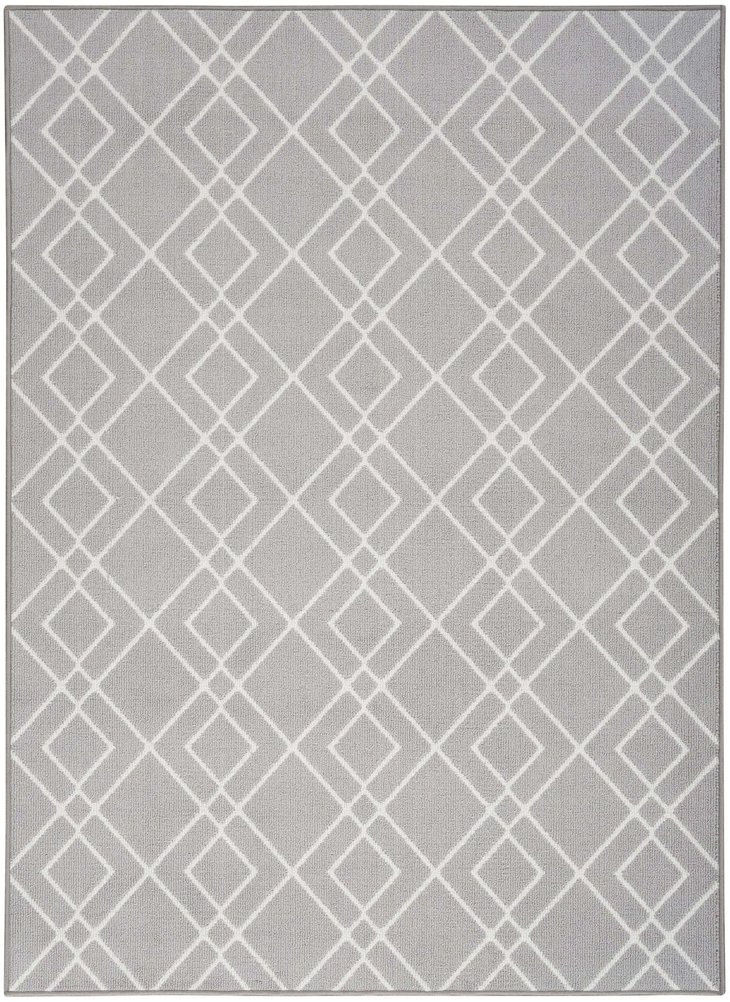 Nourison Home Modern Lines  Silver  Contemporary