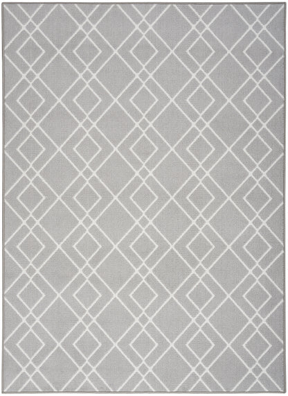 Nourison Home Modern Lines  Silver  Contemporary
