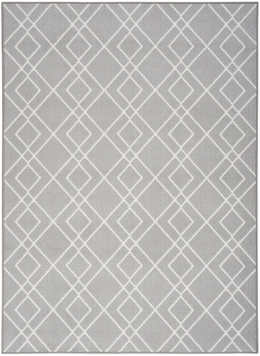 Nourison Home Modern Lines  Silver  Contemporary