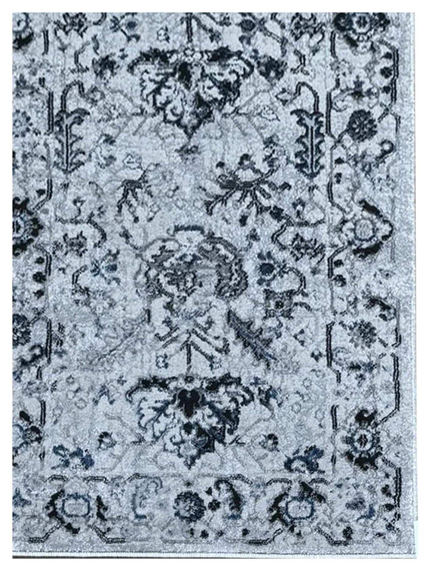 American Cover Design Talia S668D Glacier Grey Modern Machine Woven Rug