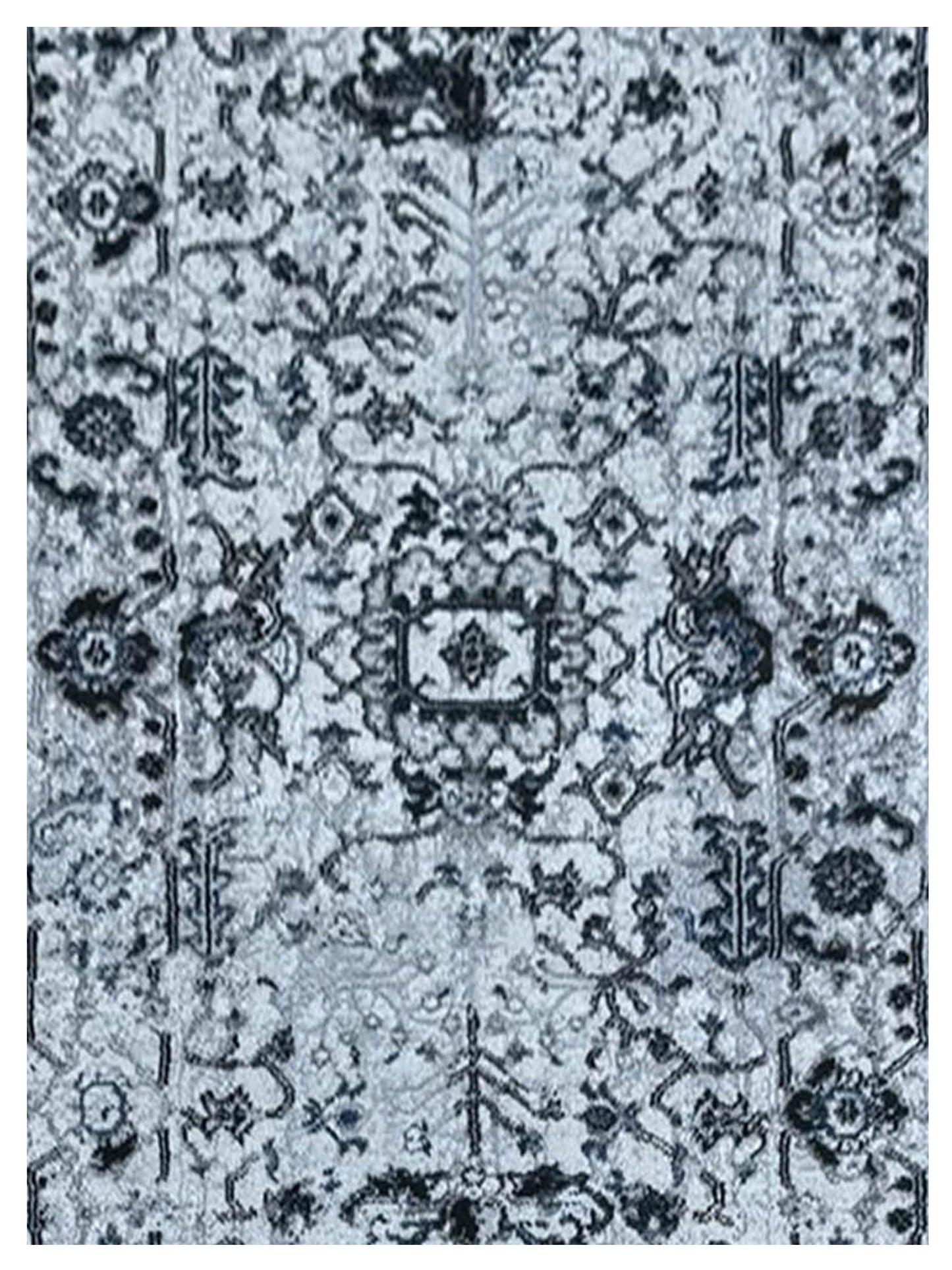 American Cover Design Talia S668D Glacier Grey Modern Machine Woven Rug
