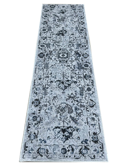 American Cover Design Talia S668D Glacier Grey Modern Machine Woven Rug