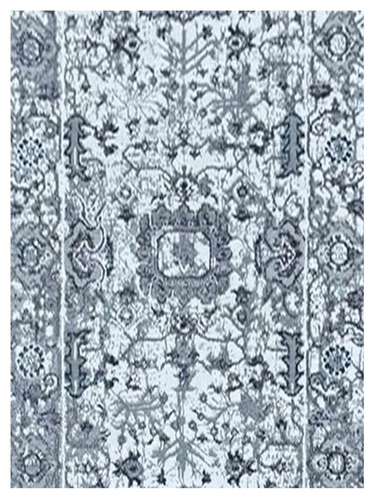 American Cover Design Talia S668E Lavender Leaf Dk.Grey Modern Machine Woven Rug