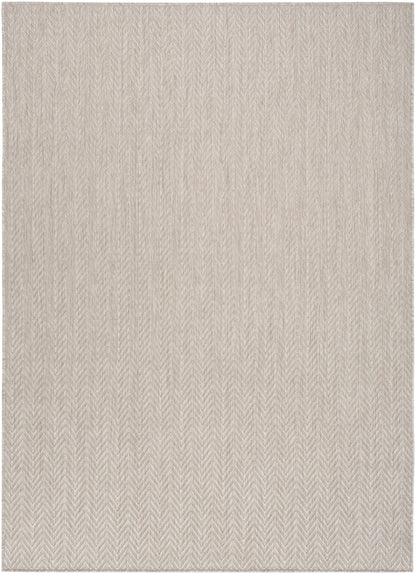 Nourison Home Horizon Indoor/Outdoor HOZ02 Grey Contemporary Power-loomed Rug