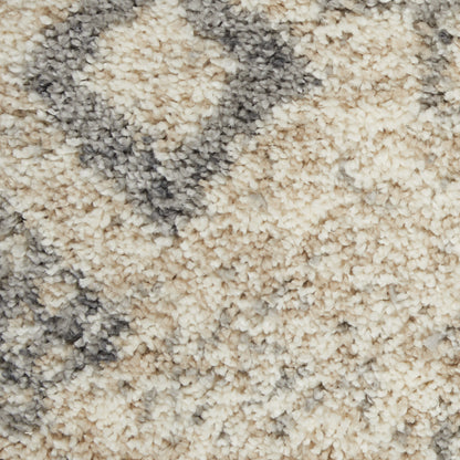 Nourison Home Oslo Shag  Ivory Grey  Contemporary