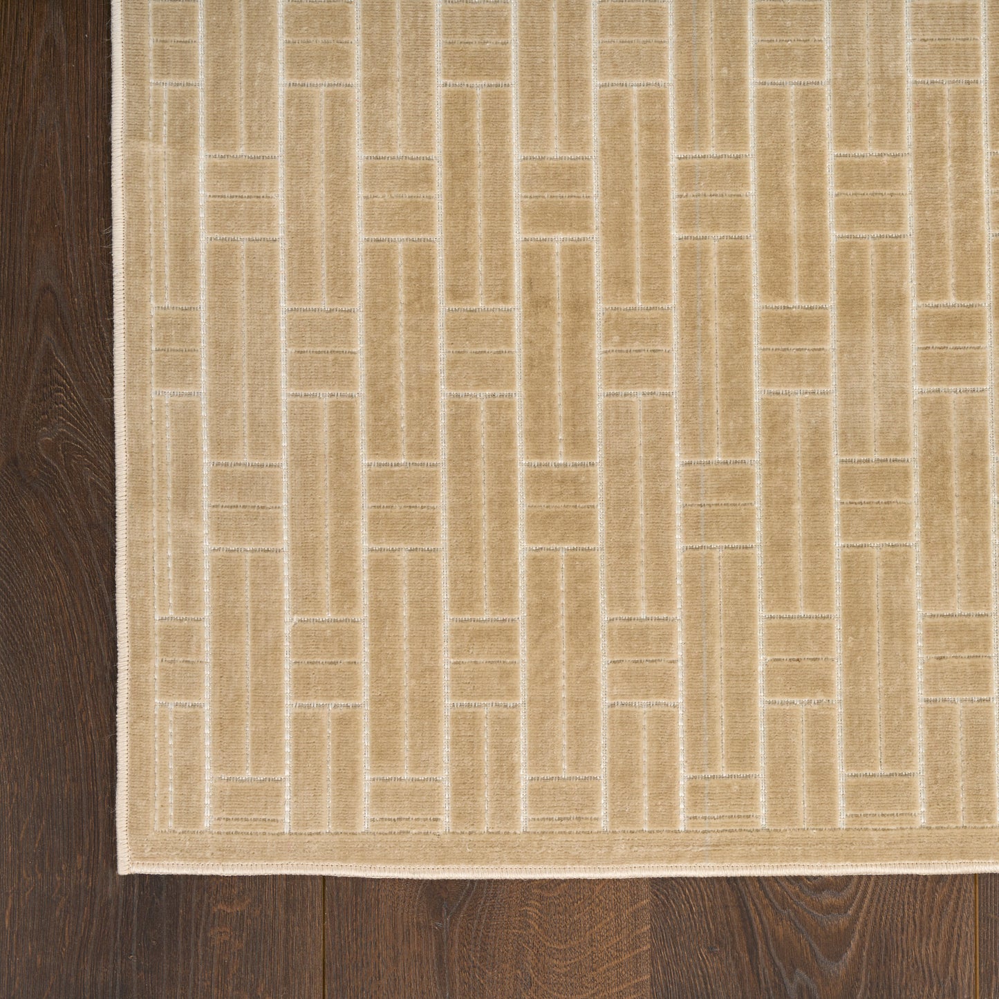 Nourison Home Washable Charm  Beige Ivory  Contemporary