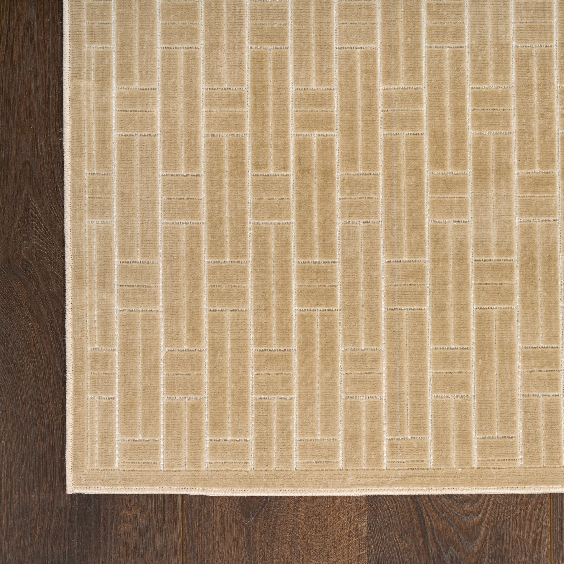 Nourison Home Washable Charm  Beige Ivory  Contemporary