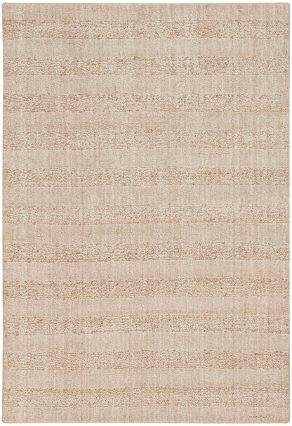 Calvin Klein CK043 Spun SPN01 Beige Contemporary Hand Knotted Rug