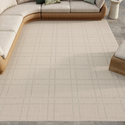 Nourison Home Horizon Indoor/Outdoor  Grey  Contemporary