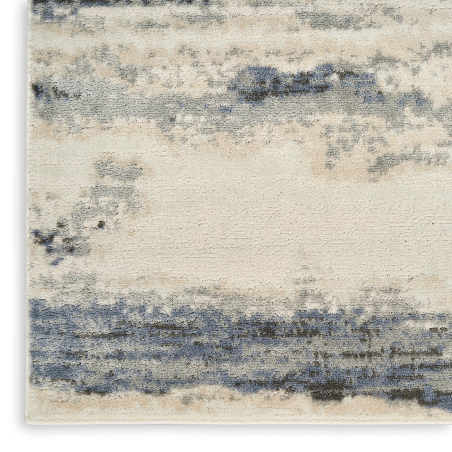Nourison Home Serenity Home  Blue Multicolor  Contemporary