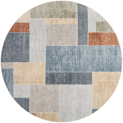 Nourison Home Astra Machine Washable ASW09 Multicolor Contemporary Power-loomed Rug
