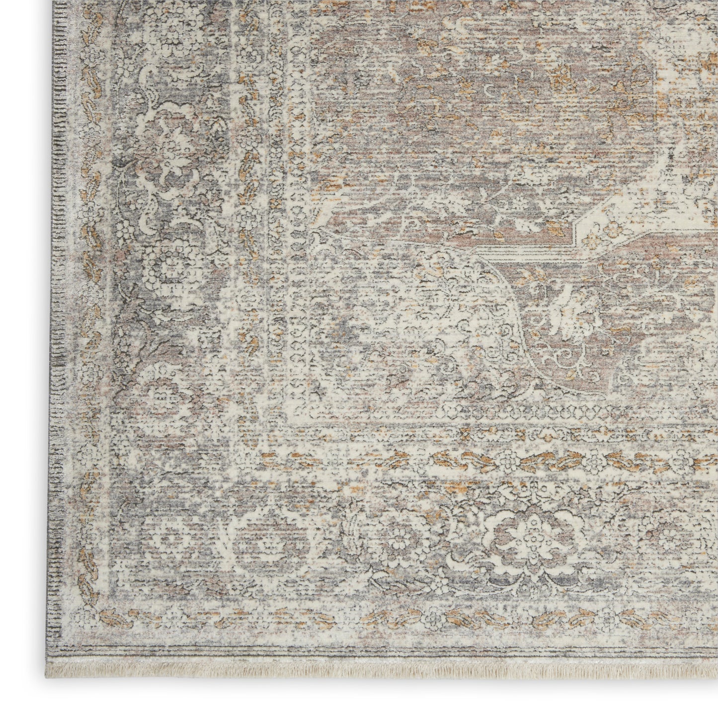 Nourison Home Starry Nights  Silver Cream  Traditional