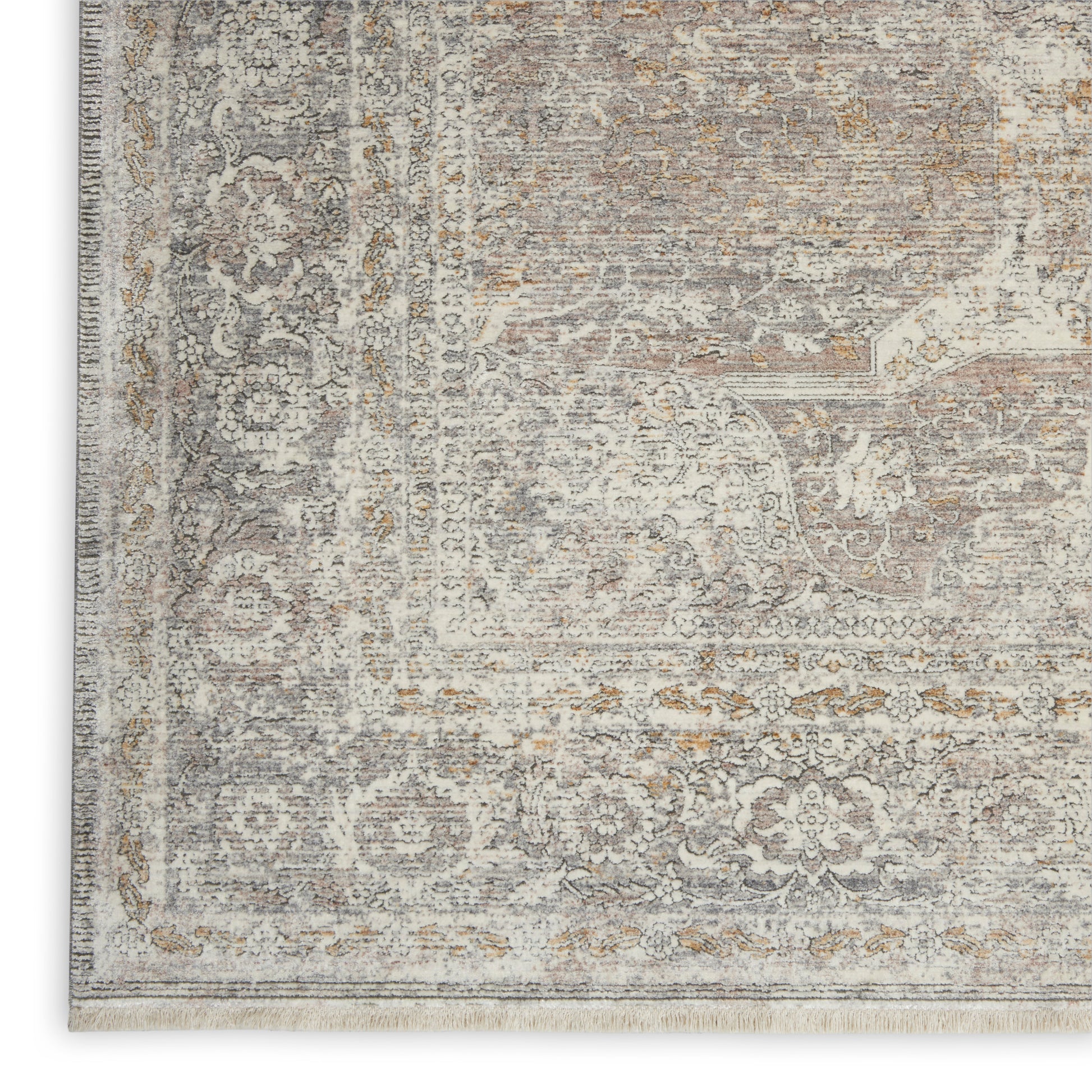 Nourison Home Starry Nights  Silver Cream  Traditional