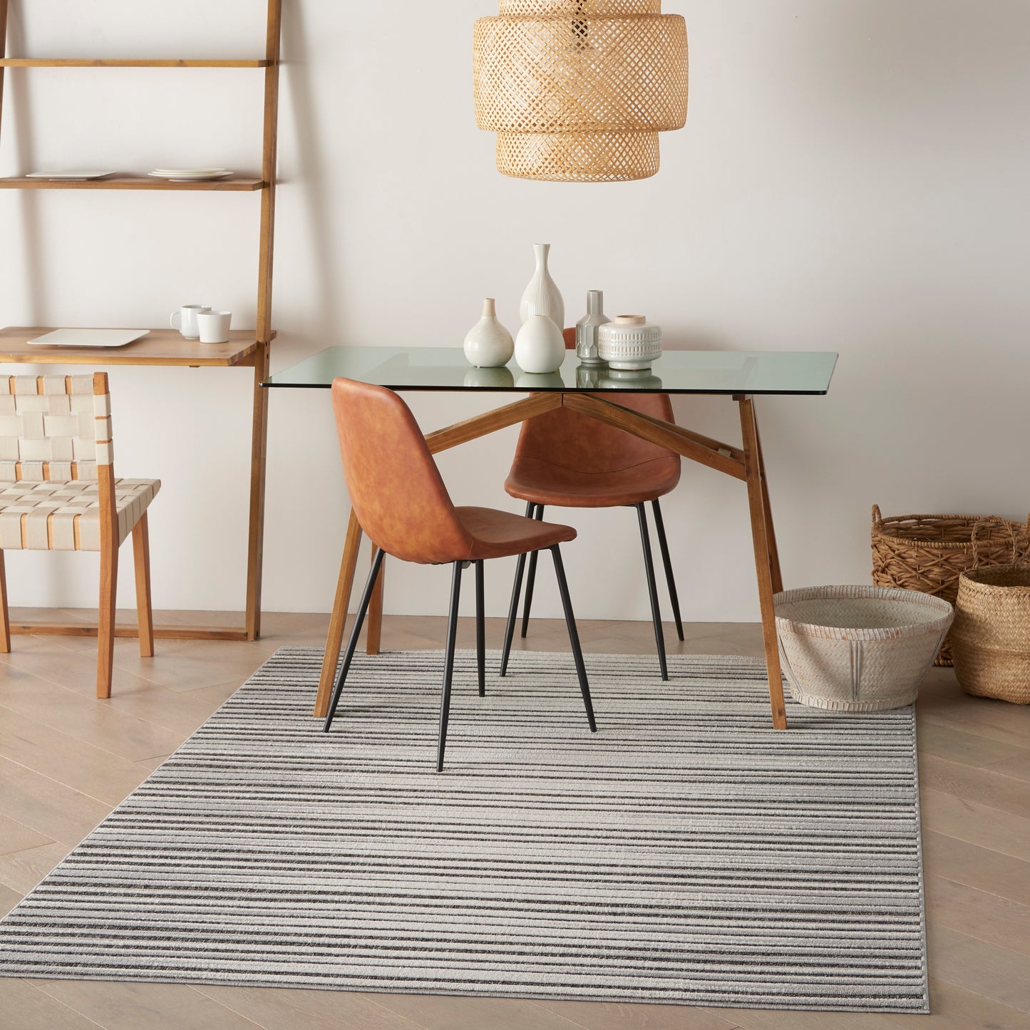 Nourison Home Key Largo  Dark Grey  Contemporary