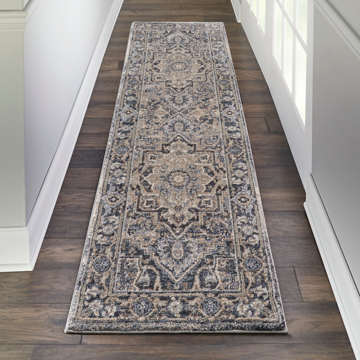 Nourison Home Moroccan Celebration  Navy  Traditional