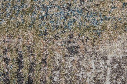 Feizy Skyview  Ivory Green Modern/Industrial/Casual