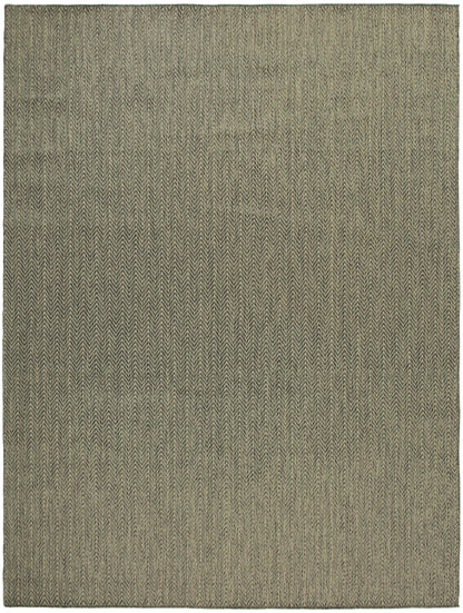 Nourison Home Horizon Indoor/Outdoor HOZ02 Green Contemporary Power-loomed Rug
