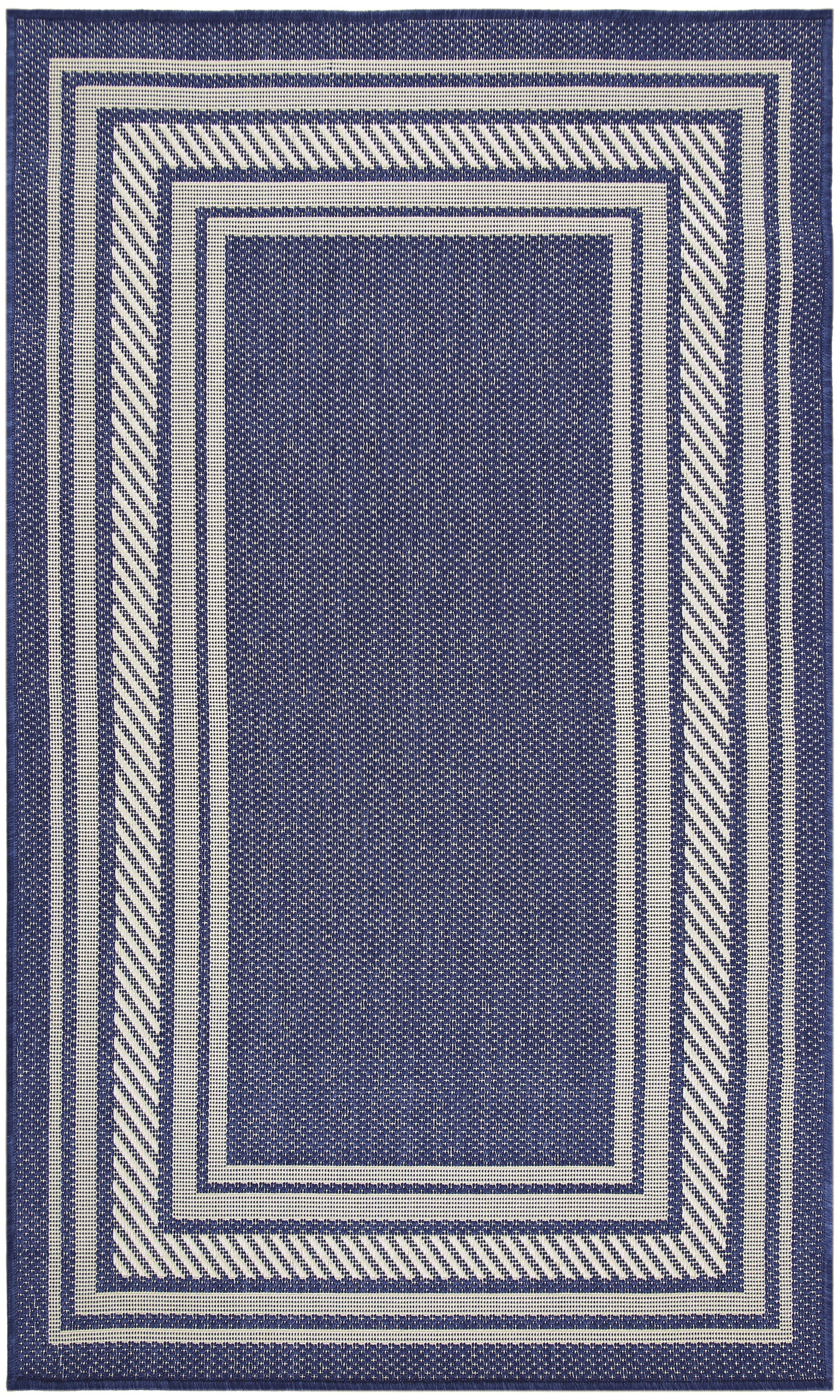 Nourison Home Horizon Indoor/Outdoor HOZ03 Navy Contemporary Power-loomed Rug
