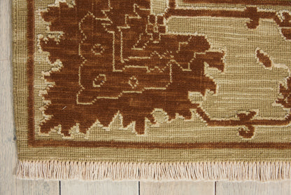 Nourison Home Silk Pointe  Green  Traditional