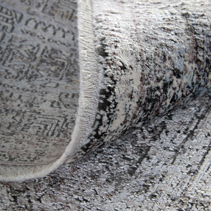 Feizy Sarrant  Gray  Transitional/Bohemian & Eclectic/Casual